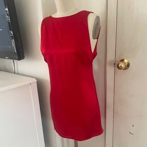 Reformation red silk mini dress Size 0